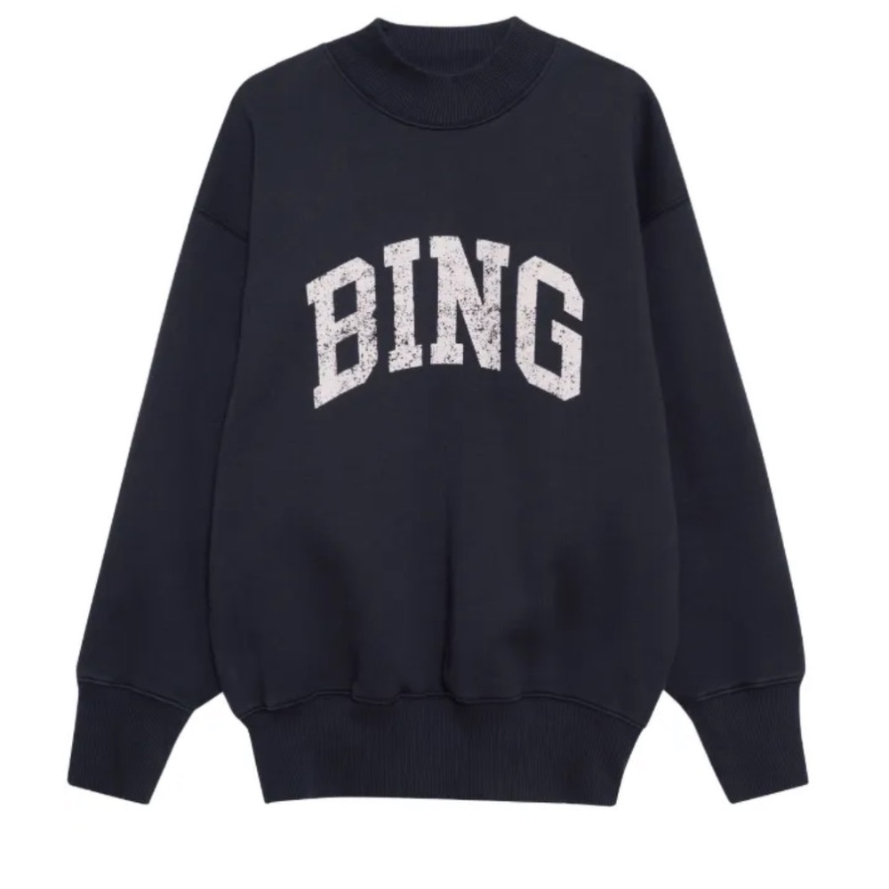 ANINE BING Bradie Sweatshirt Navy